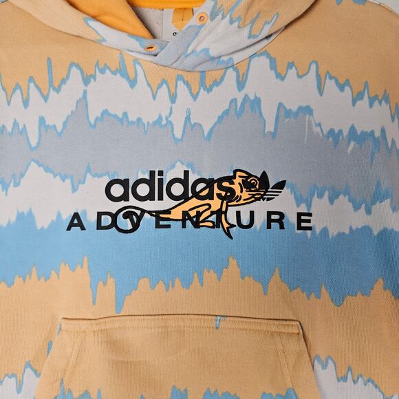 Adidas Adventure Pullover Hoodie Mens Medium 2020 Lizard - Picture 2 of 6